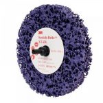 Круг 05814 SCOTCH-BRITE ROLOC+ XT-ZR S XCS цвет фиолетовый, диаметр 100мм х 13мм