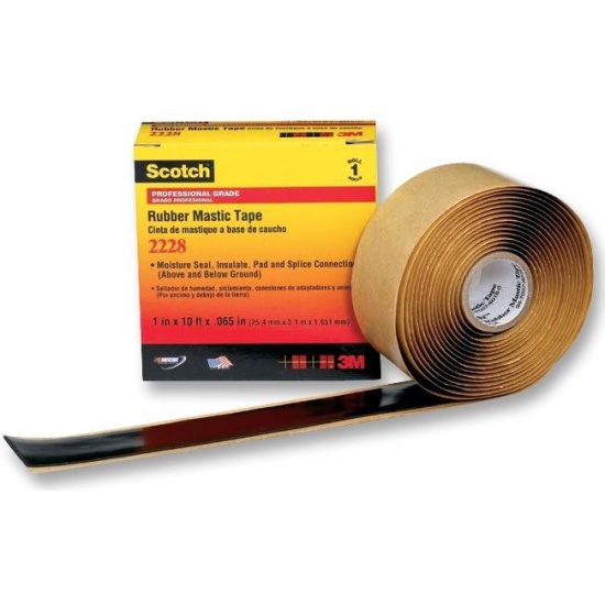 Изолента резиново-мастичная термостойкая Scotch 3M 2228 (50мм х 3м)