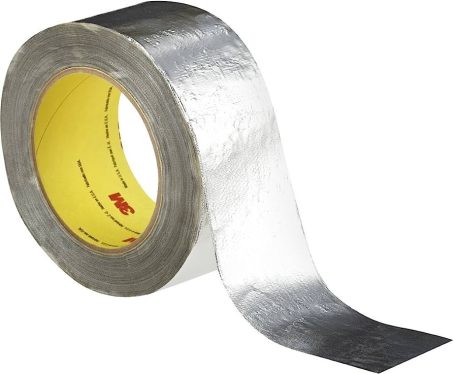 Стеклотканевая алюминиевая лента скотч 3M 363 (50мм х 33м)
