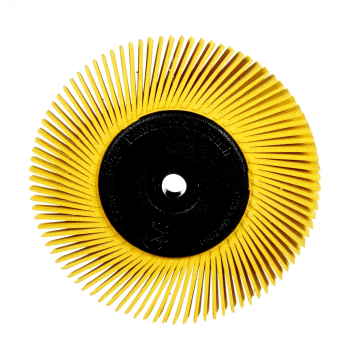 3M Scotch-Brite BB-ZB Щетка абразивная, тип А, с фланцами, P80, желтый, 152 мм